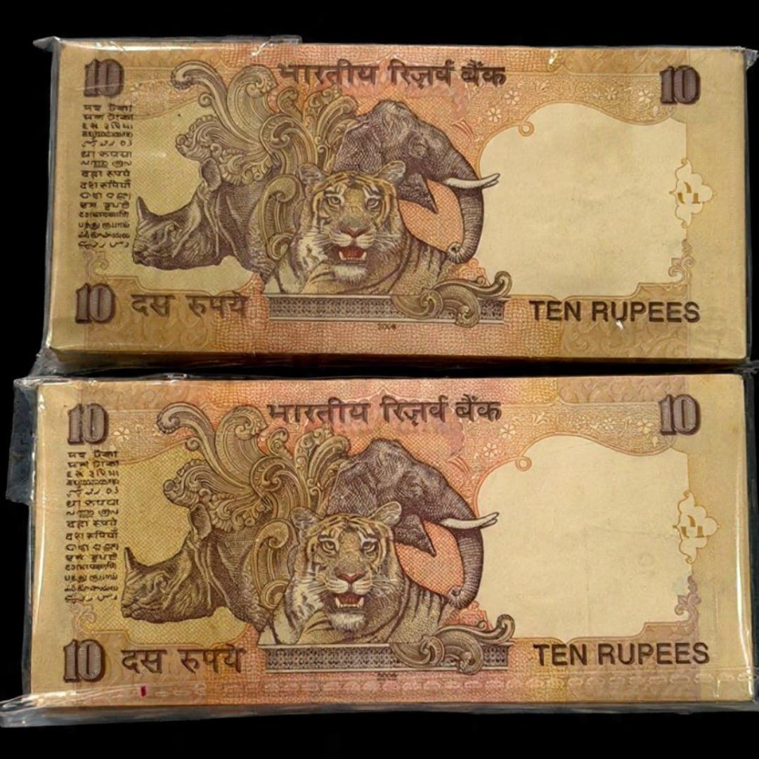 Rs 10 Lower Number 000001 Same Prefix 64 U Pair Packets Rare - Collection Bazzar