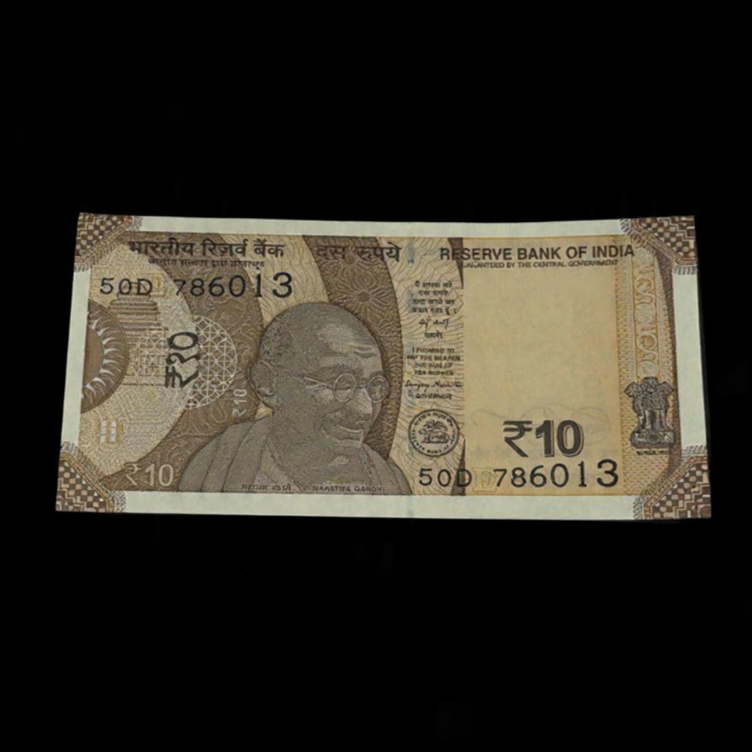 Rs 10 Note 786013 Fancy 786 Serial Collectible - Collection Bazzar