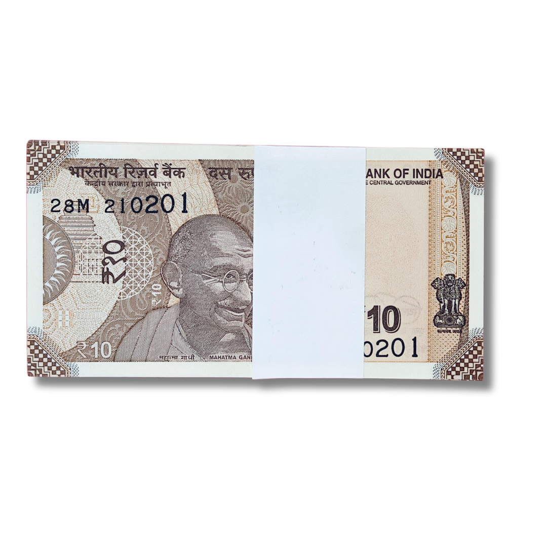 Rs 10 Note Birthday Anniversary Packet 210201 unc condition - Collection Bazzar