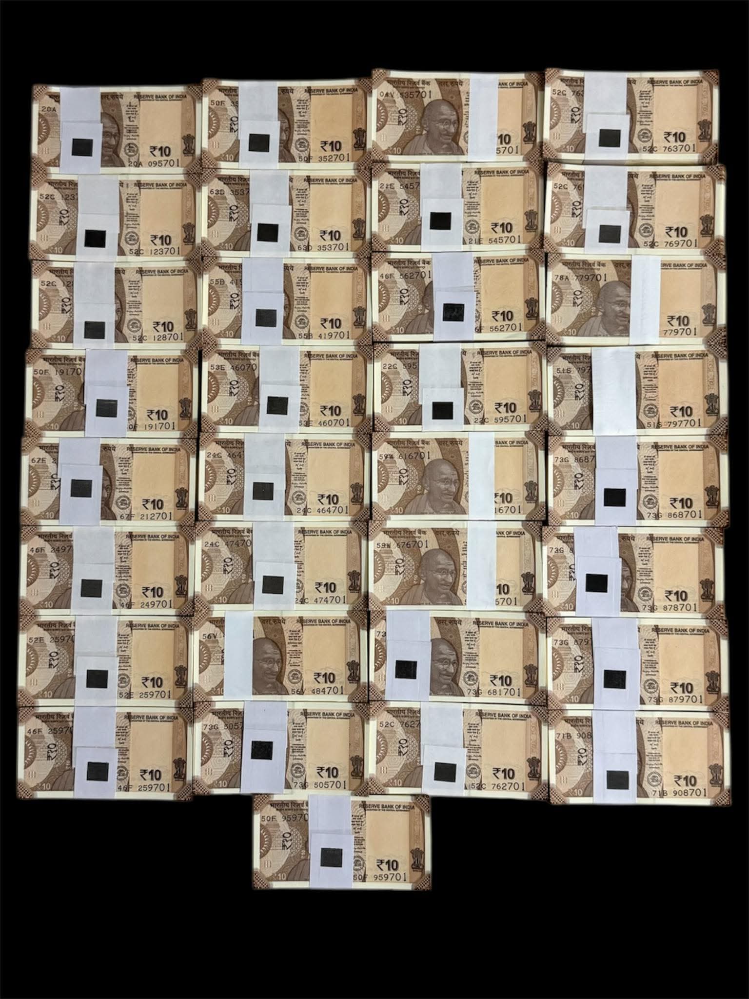 Rs 10 Note Bundle Ending 786 Each Packet ₹2100 Holy Number - Collection Bazzar