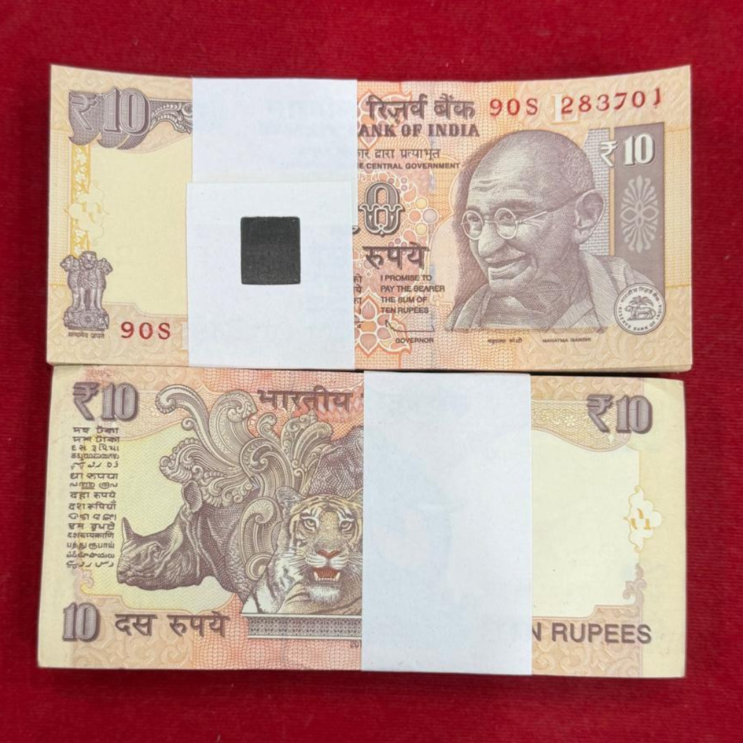 Rs 10 Note Full Packet Serial 283701 Ending 786 Holy Bismillah - Gift Item - Collection Bazzar