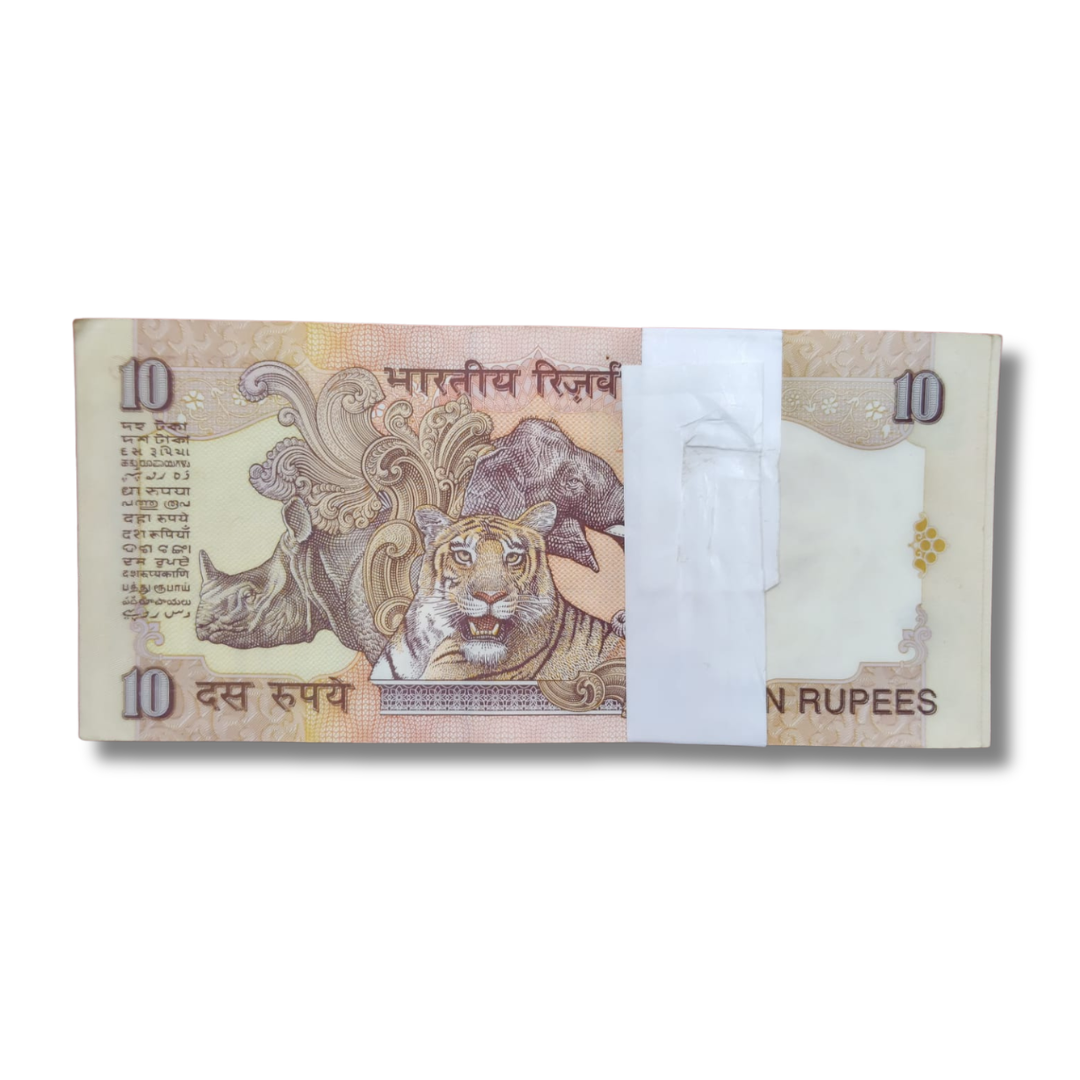 Rs 10 Note Packet 206701 Ending Included 206786 Rare Collectible - Collection Bazzar
