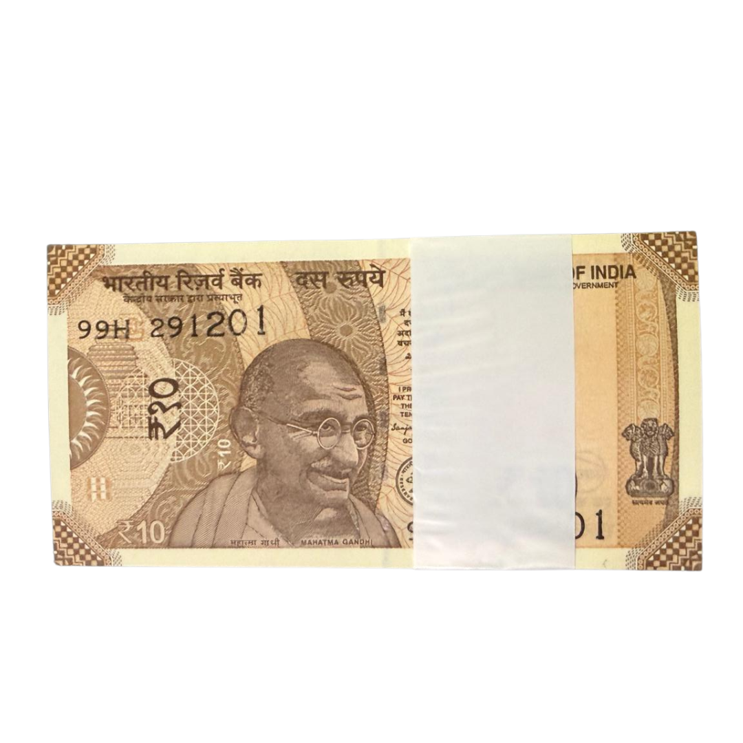 Rs 10 Note Serial 291201 Birthday Unc Condition - Collection Bazzar