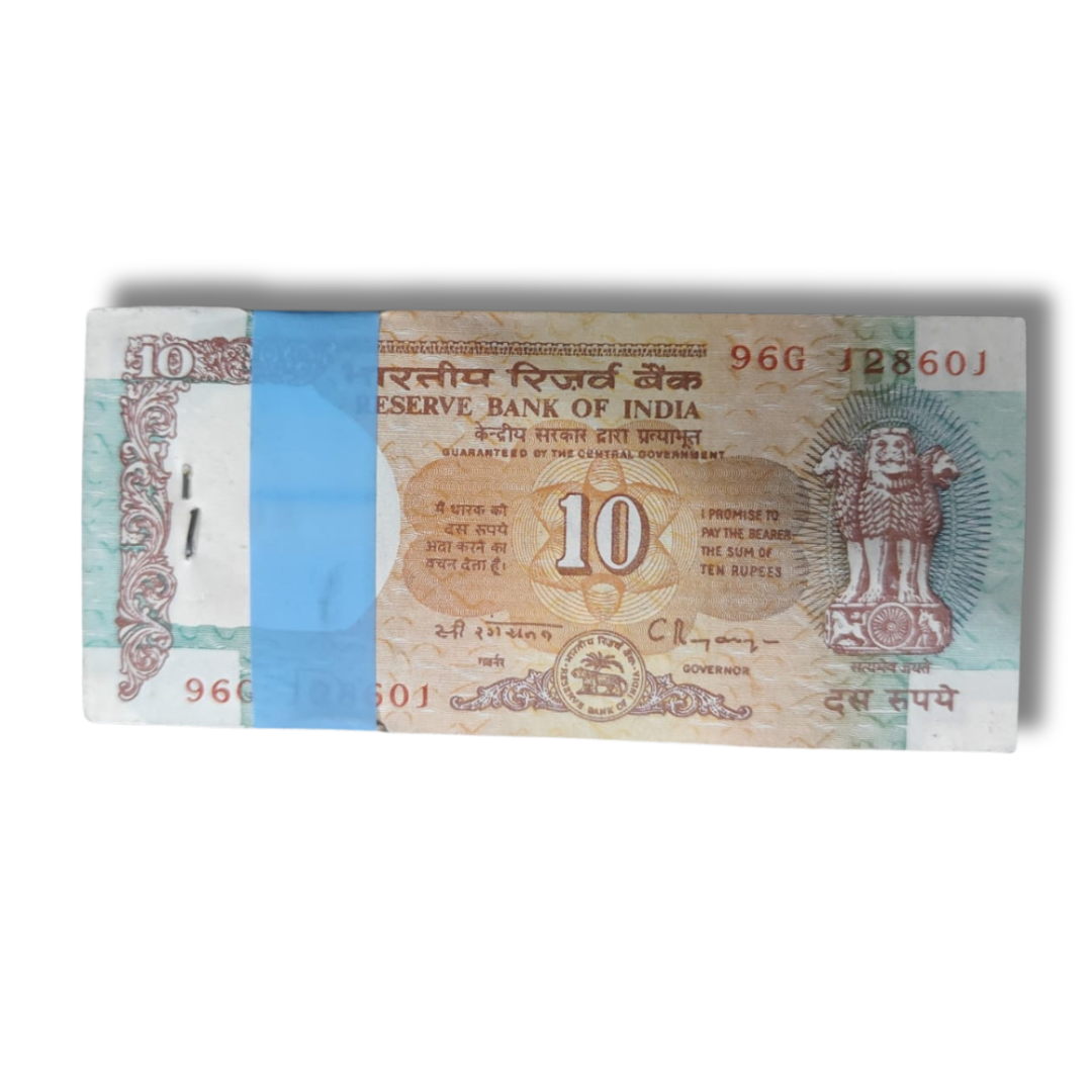 Rs 10 Old Shalimar Issue Packet 128601 C Rangrajan Rare Item - Collection Bazzar