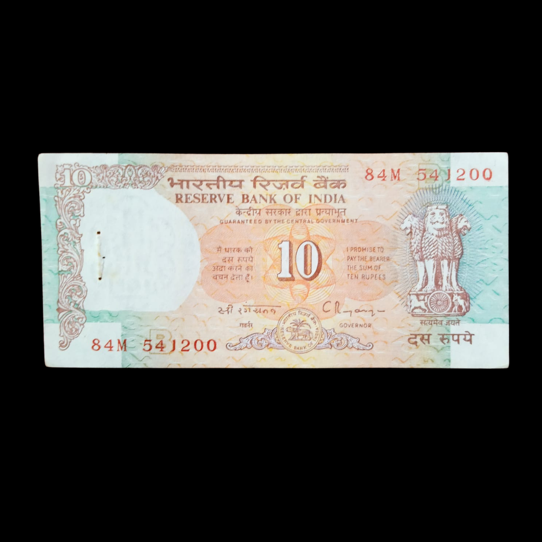 Rs 10 Old Shalimar Saibaba Number Note 541200 Rare item - Collection Bazzar
