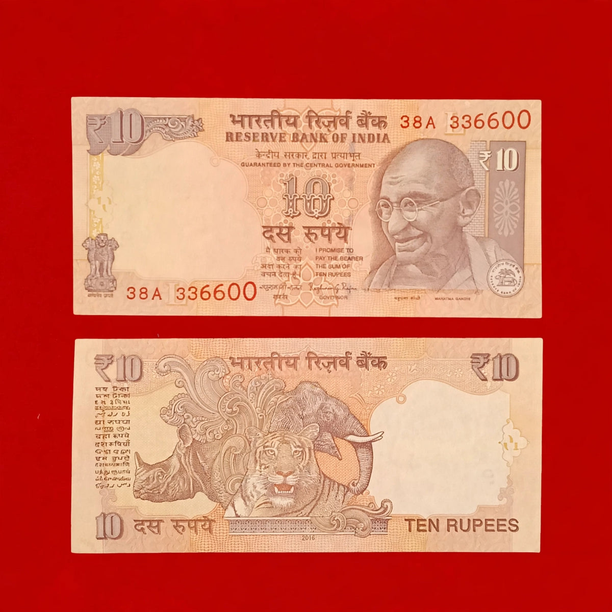 Rs 10 Old Telescopic Note 336600 Gov Raghuram Rajan Collectible - Collection Bazzar