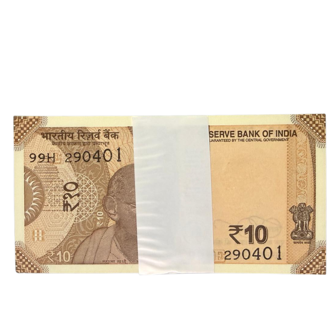 Rs 10 Serial Birthday Packet 290401 Unc Condition - Collection Bazzar