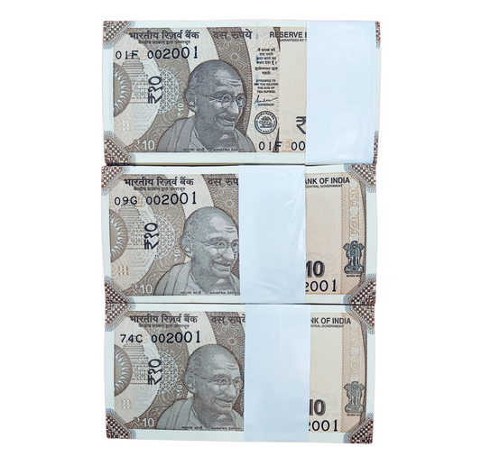 Rs 10 Serial Super Birthday 002001 Each Packet Price ₹3000 - Collection Bazzar