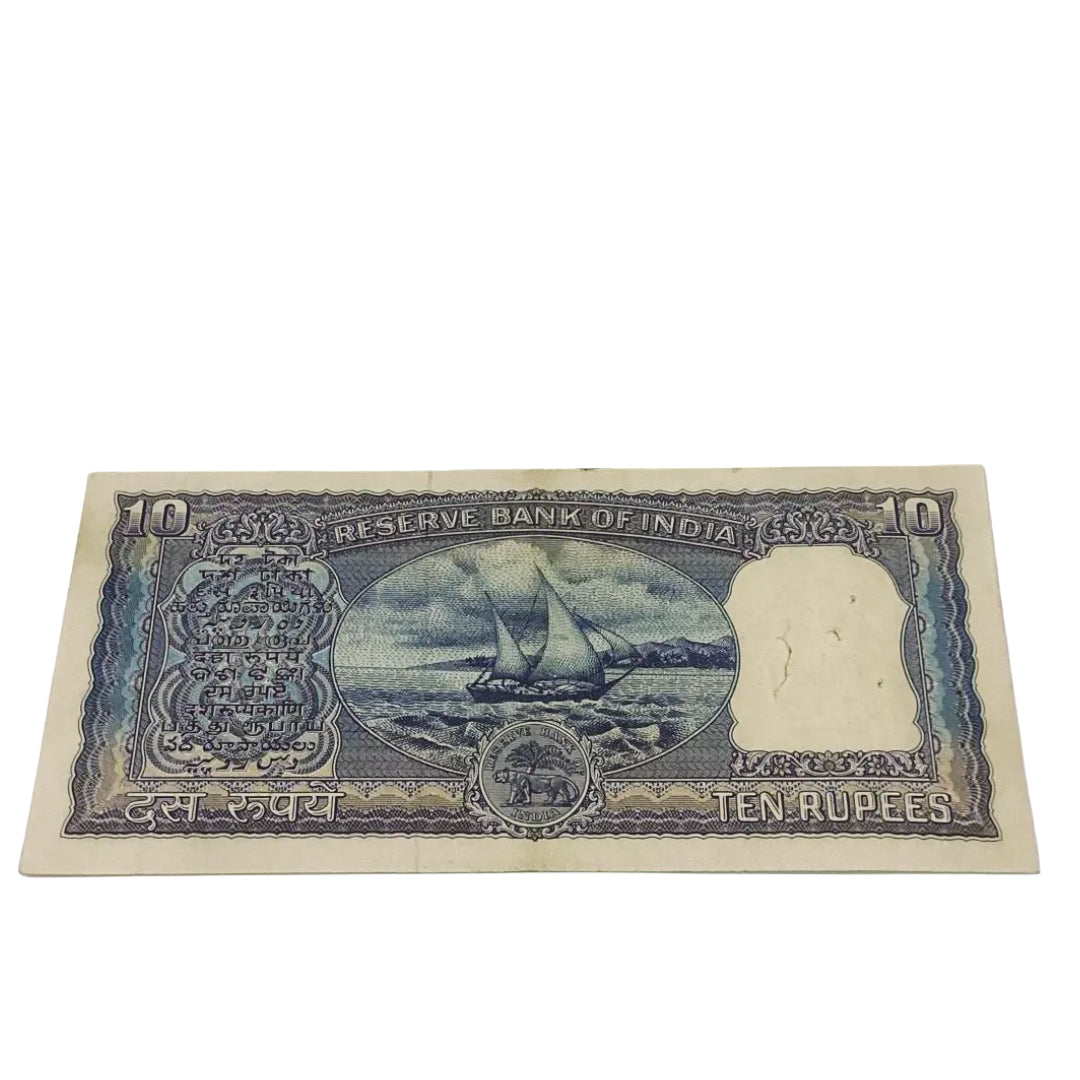 Rs 10 diamond issue 723579 governor l k jha rare collectible - Collection Bazzar