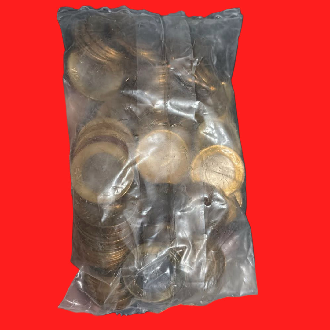 Rs 10 mata vaisno devi 100 coin pouch rare collectible - Collection Bazzar