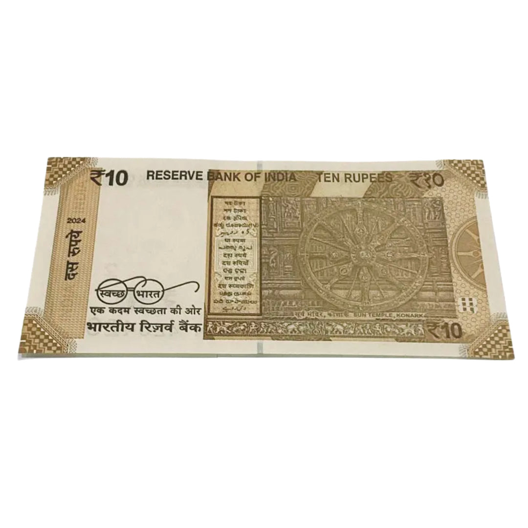 Rs 10 new Doubling number semi fancy 420420 excellent for collection prefix 06M - Collection Bazzar