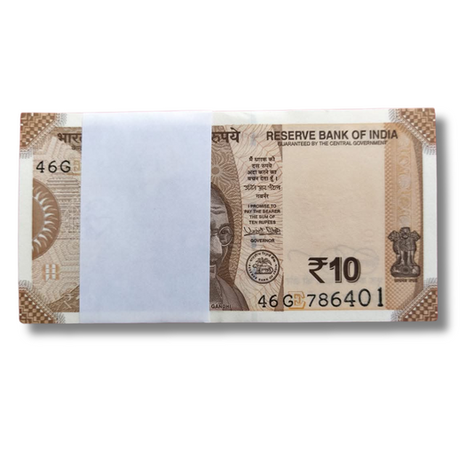 Rs 10 new serial packet 786401 holy bismillah number governor urjit patel unc  condition - Collection Bazzar