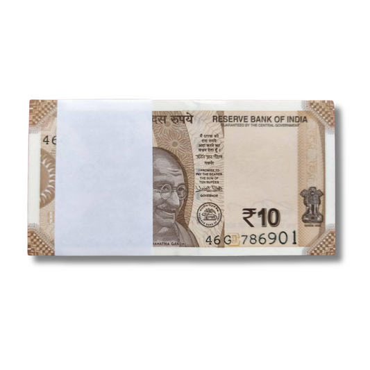 Rs 10 new serial packet 786901 holy bismilla number governor shakti kant das unc condition - Collection Bazzar