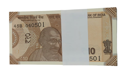 Rs 10 note birthday packet 040501 04 may rare collectable - Collection Bazzar