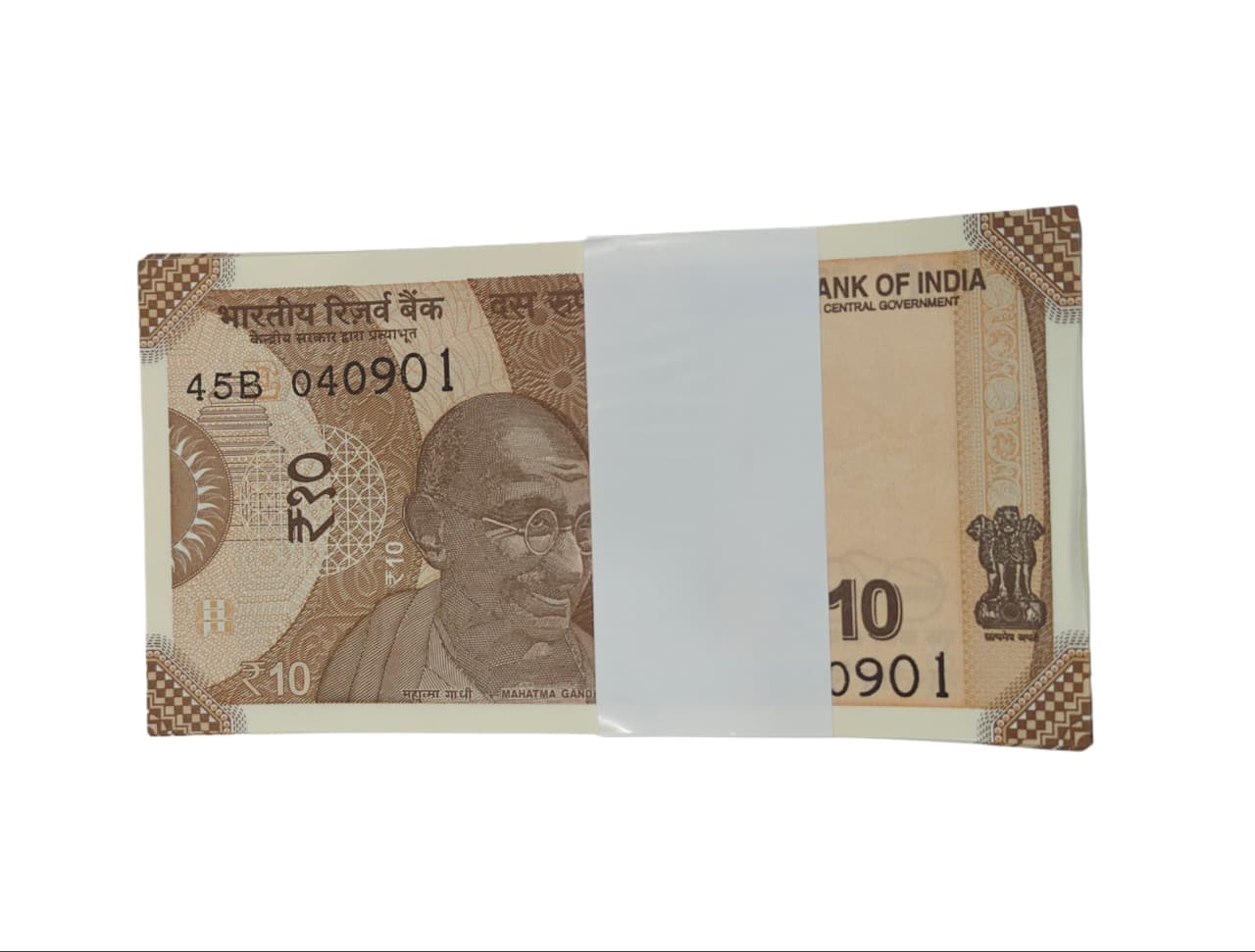 Rs 10 note birthday packet 040901 04 September rare collectable - Collection Bazzar