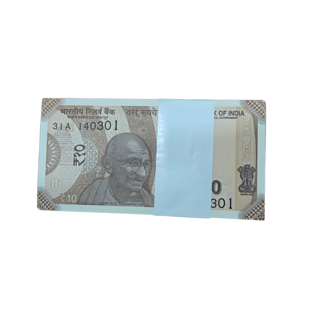 Rs 10 note  birthday serial packet 140301 | 14 march  rare collectible item - Collection Bazzar