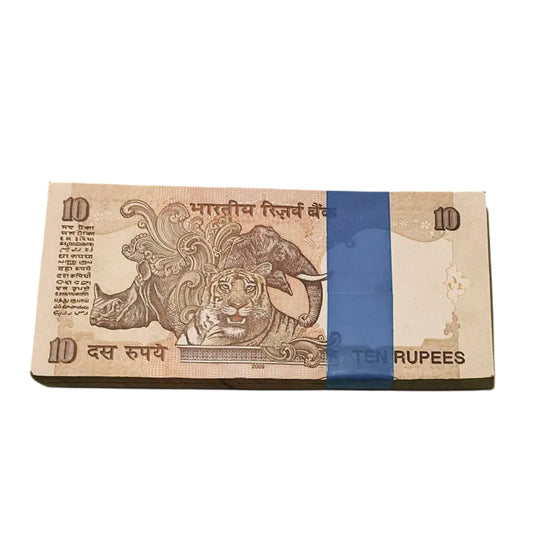 Rs 10 note packet 179001 governor subbarao unc condition rare collectible - Collection Bazzar
