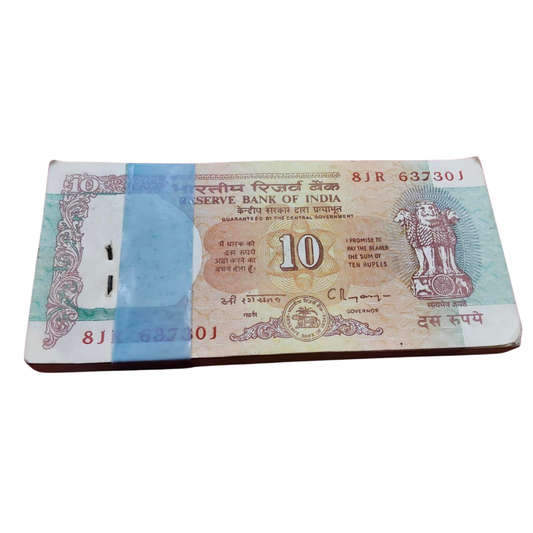 Rs 10 old shalimaar issue serial packet 637301-400 C rangrajan rare - Collection Bazzar