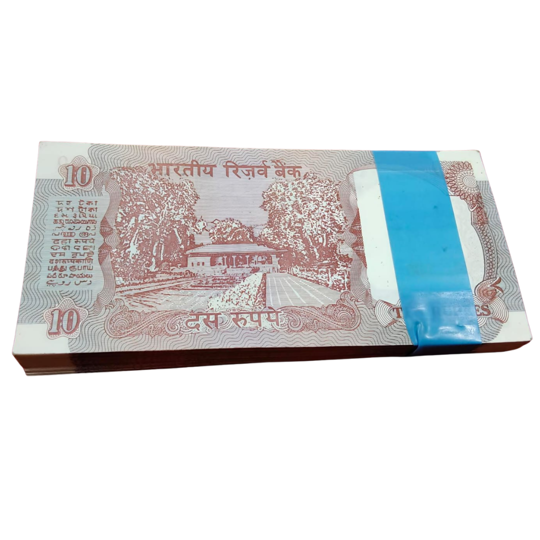 Rs 10 old shalimaar issue serial packet 975501-600 C rangrajan rare - Collection Bazzar
