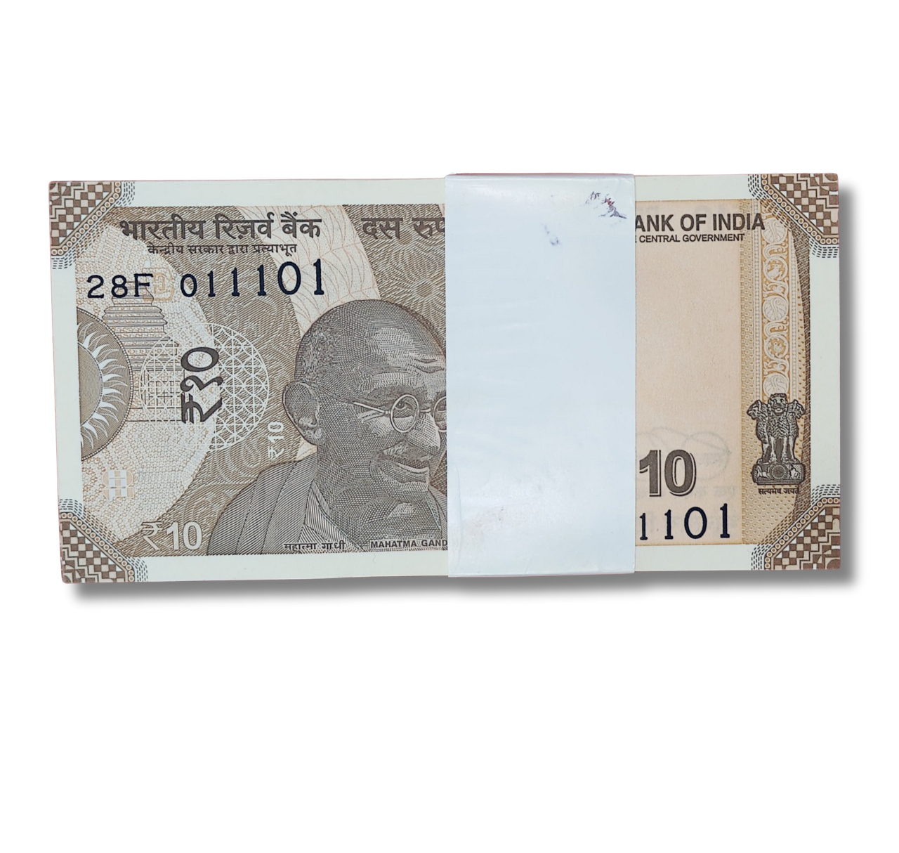 Rs 10 serial Birthday packet 011101 November 1 Unc condition - Collection Bazzar