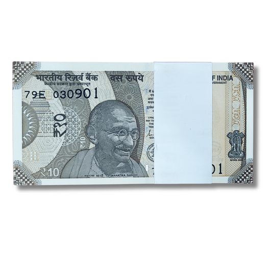 Rs 10 serial birthday 030901 september 3 unc  condition - Collection Bazzar