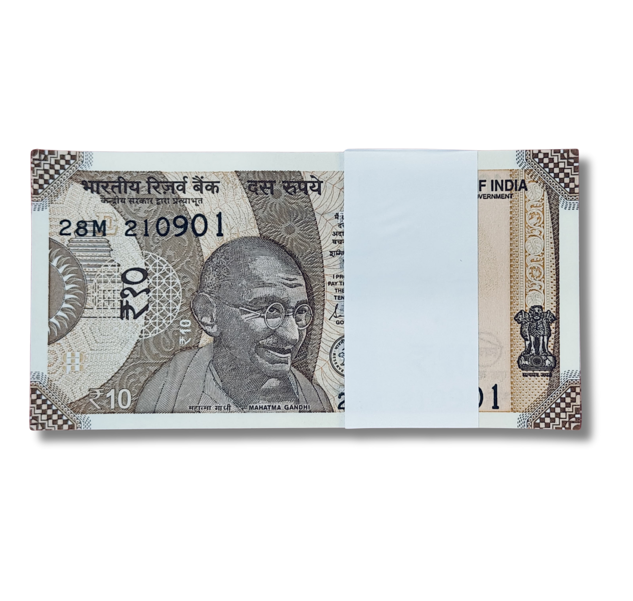 Rs 10 serial birthday 210901 september 21 unc  condition - Collection Bazzar