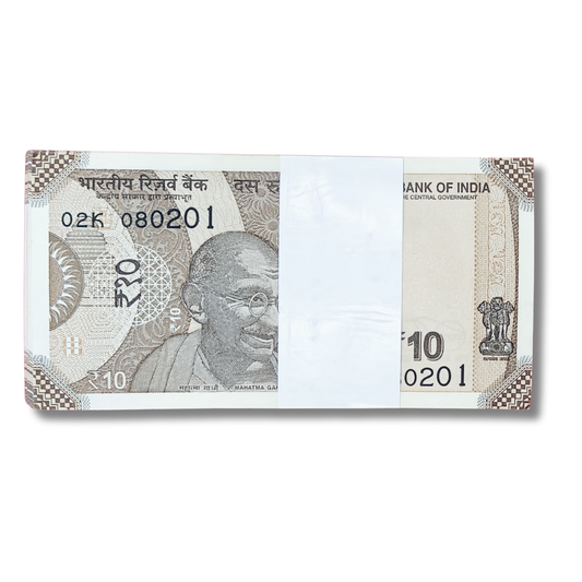 Rs 10 serial birthday packet 080201 february  8 unc  condition - Collection Bazzar
