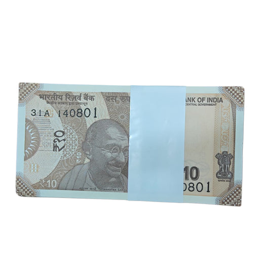 Rs 10 serial birthday packet 140801 | august 14 rare collectible - Collection Bazzar