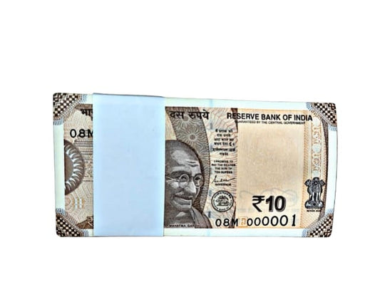 Rs 10 serial packet 000001 lower number year 2024 rare collectible - Collection Bazzar