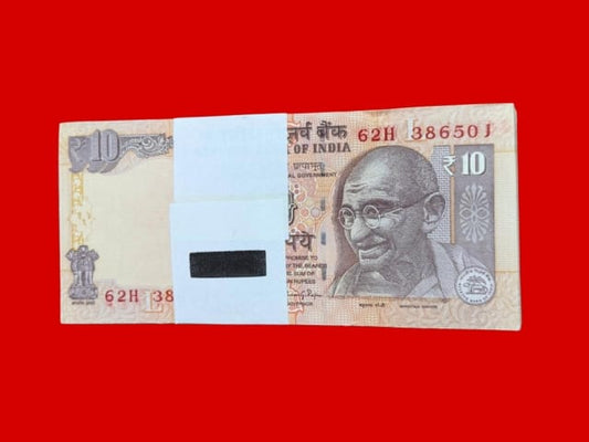 Rs 10 serial packet 386501 governor Raghuram rajan - Collection Bazzar