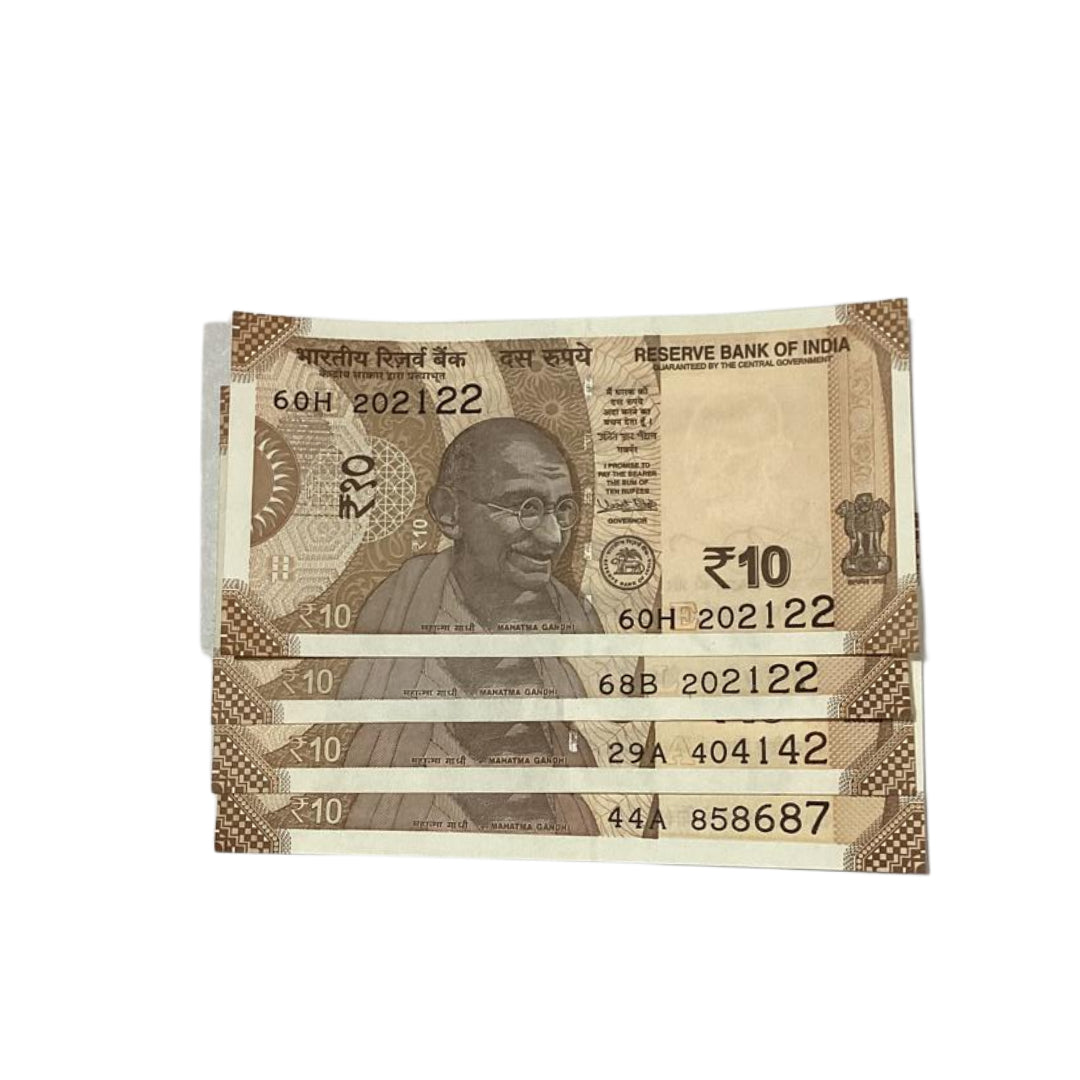 Rs 10 straight ladder 202122 404142 and 858687 governor urjit patel rare collectible - Collection Bazzar
