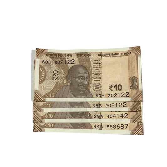 Rs 10 straight ladder 202122 404142 and 858687 governor urjit patel rare collectible - Collection Bazzar