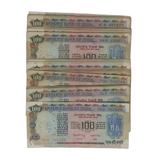 Rs 100 Note 10 Piece Set Agriculture Pink Beauty | as per Image - Collection Bazzar