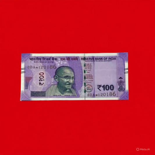 Rs 100 Birthday Date Lucky Star 120186 Collectible Note - Collection Bazzar