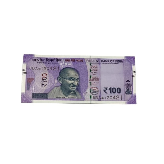 Rs 100 Birthday Date note 12.04.21` lucky & collectible indian currency - Collection Bazzar