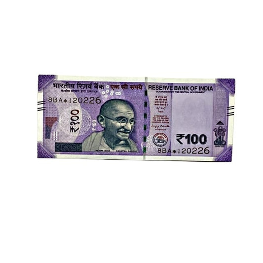 Rs 100 Birthday Date note 12.02.26 lucky & collectible indian currency - Collection Bazzar