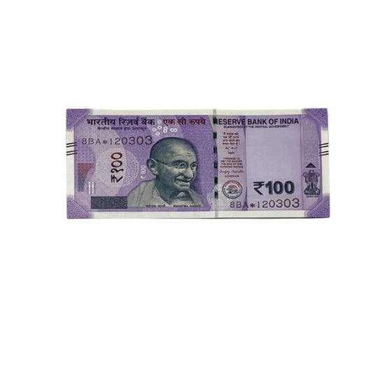 Rs 100 Birthday Date note 12.03.03 lucky & collectible indian currency - Collection Bazzar