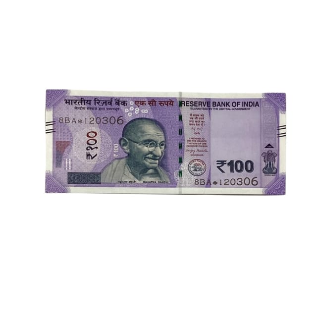 Rs 100 Birthday Date note 12.03.06` lucky & collectible indian currency - Collection Bazzar