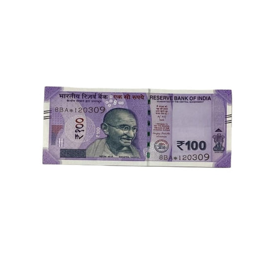 Rs 100 Birthday Date note 12.03.09` lucky & collectible indian currency - Collection Bazzar