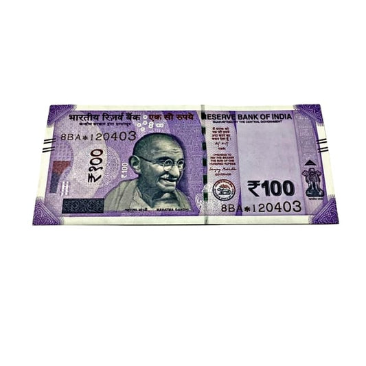 Rs 100 Birthday Date note 12.04.03 lucky & collectible indian currency - Collection Bazzar