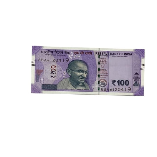 Rs 100 Birthday Date note 12.04.19 lucky & collectible indian currency - Collection Bazzar