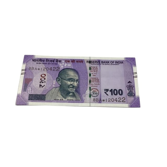Rs 100 Birthday Date note 12.04.22 lucky & collectible indian currency - Collection Bazzar