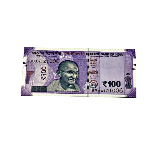 Rs 100 Birthday Date note 12.10.06 lucky & collectible indian currency - Collection Bazzar