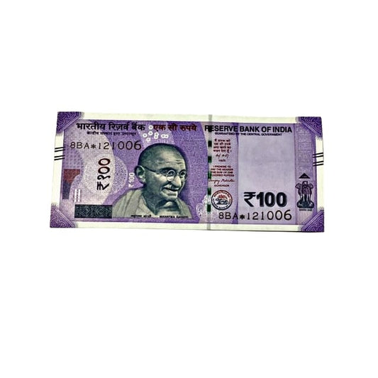 Rs 100 Birthday Date note 12.10.06 lucky & collectible indian currency - Collection Bazzar