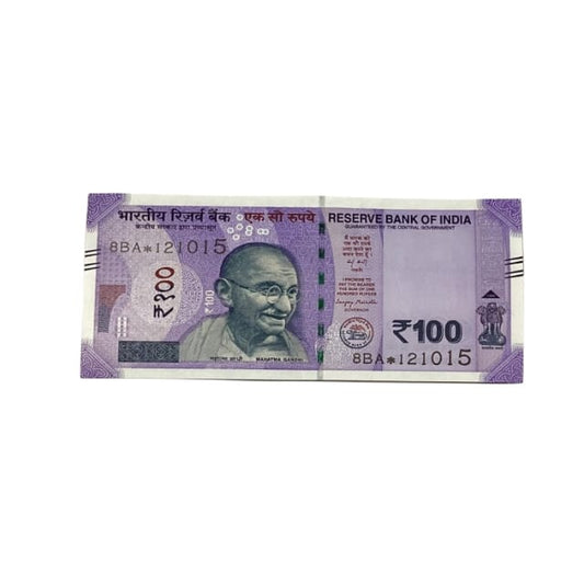Rs 100 Birthday Date note 12.10.15 lucky & collectible indian currency - Collection Bazzar