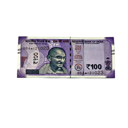 Rs 100 Birthday Date note 12.10.23 lucky & collectible indian currency - Collection Bazzar