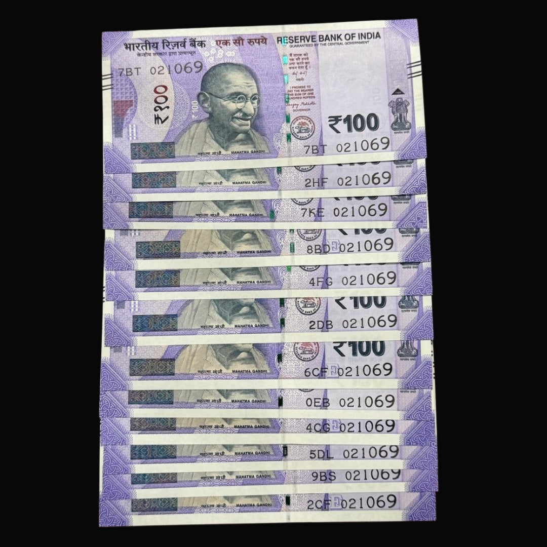 Rs 100 Birthday Note Mahatma Gandhi Jayanti date 021069 Each Note Price ₹750 - Collection Bazzar