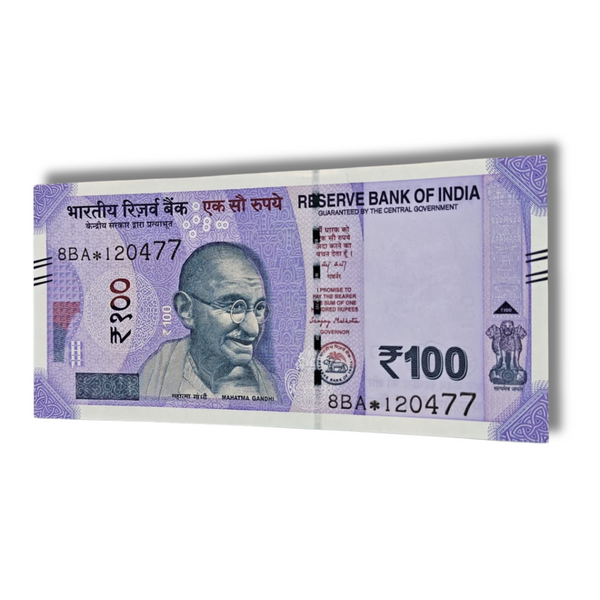 Rs 100 Birthday Note 120477, 12 April 1977, Rare Collectible UNC