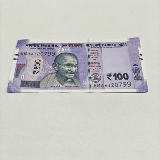 Rs 100 Birthday Note 120799 july 12 year 1999 exrtremely rare - Collection Bazzar