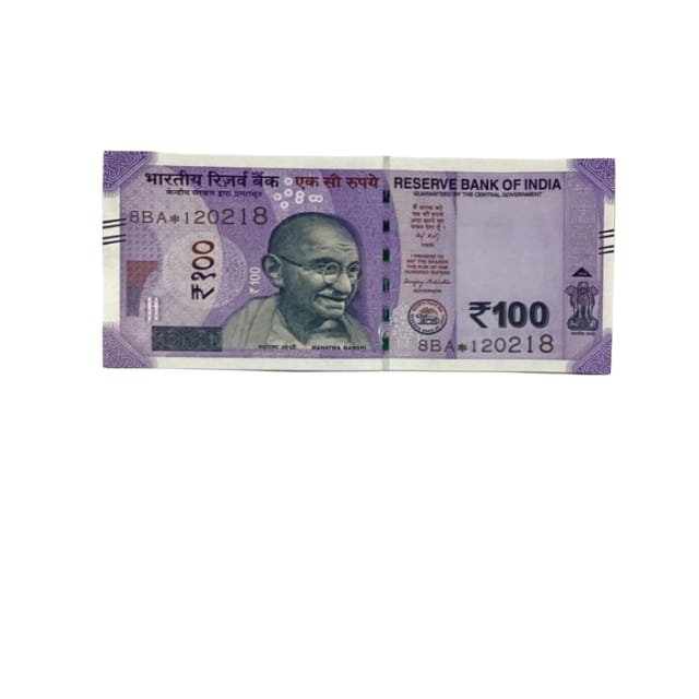 Rs 100 Birthday Date note 12.02.18 lucky & collectible indian currency - Collection Bazzar